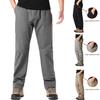 Calças casuais da moda primavera outono para homens, calças cargo de algodão de cor sólida, cintura elástica, perna reta, streetwear, masculinas, joggers
