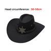 Classic Western Cowboy Hat - Stylish Sun Protection for Outdoor Adventures