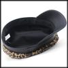 Marinărească Băiețel Leopard CZ324 [Colț Alb] Șapcă, Șapcă, Imprimeu, Pălărie, Ieșire, Călătorie, La modă, Animal, Pentru femei, (Maro)
