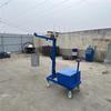Fully Electric Single Arm Hydraulic Crane with Legless Counterweight for Efficient Handling.