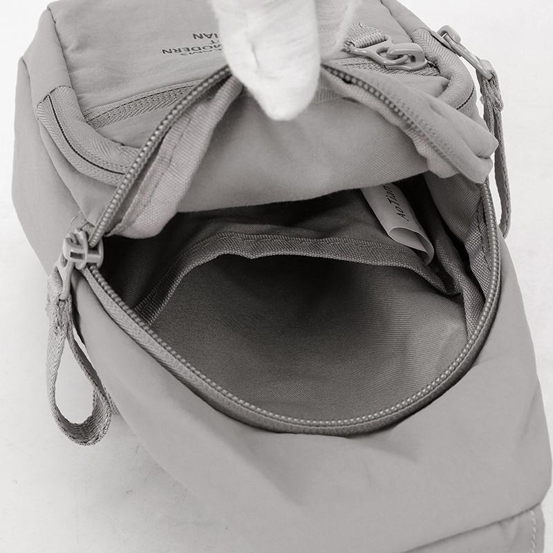 Borsa a petto resistente in tessuto Oxford con tasche multiple – Borsa a tracolla leggera unisex per viaggi, attività all'aperto e uso quotidiano