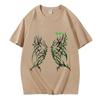 Summer New Cotton Short Sleeve T-Shirt Gothic Casual Fashion Couple Tops For Men Women