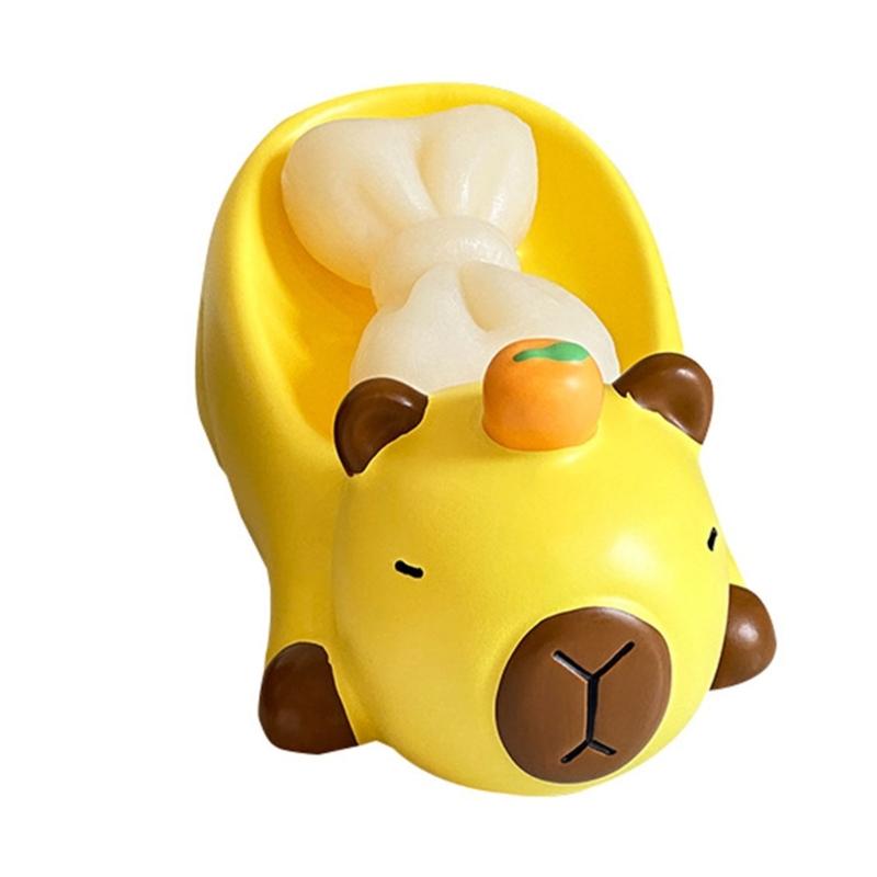 Cartoon Capybara Soap Storage Rack With Drain For Fast Drainage Keep The Soap Dry Soap Dish Creative Soap Dish