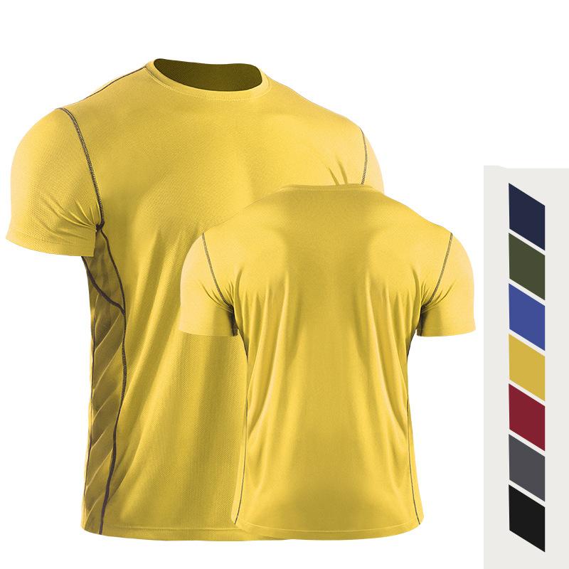 Men's T-shirts Running Compression Gym Clothing Fitness Shirts Musculation Bodybuilding Sportswear