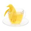 COLORATA Animal Tea Strainer (King Penguin / Dishwasher & Microwave Safe / Silicone) Cute Animal Tea