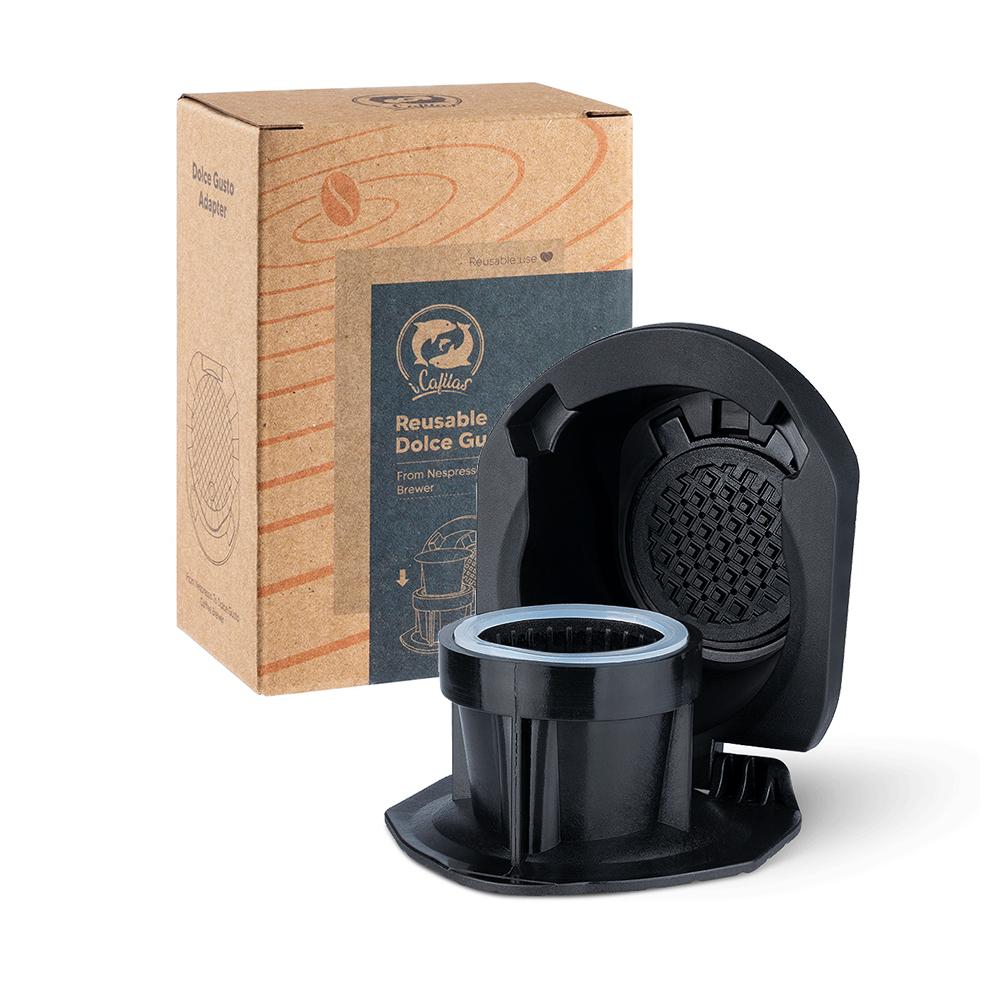 

Refillable Reusable Coffee Capsule Adapter for Dolce Gusto Coffee Capsule Convert Compatible with Genio S Piccolo XS Machine