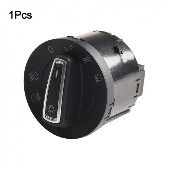 For Golf MK7 Car Headlight Lamp Switch Control with Black Plastic Material