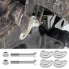 Upgrades Cambers Caster Adjusting Bolt set Steering Stability Improvement Metal Alignment Cambers set Quick Installation