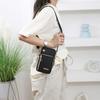 Porte-monnaie mini élégant imprimé pour femme, sac bandoulière pour femmes d'âge moyen et âgées