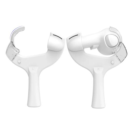 1 Pair Enhanced Table Tennis Paddle Grip Handle Ergonomic Design Table Tennis Adaptor VR Game Experience for Quest 3