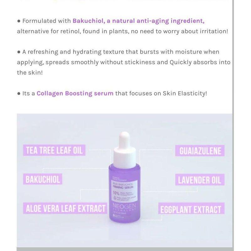 NEOGEN - Dermalogy Real Bakuchiol Firming Serum Mini