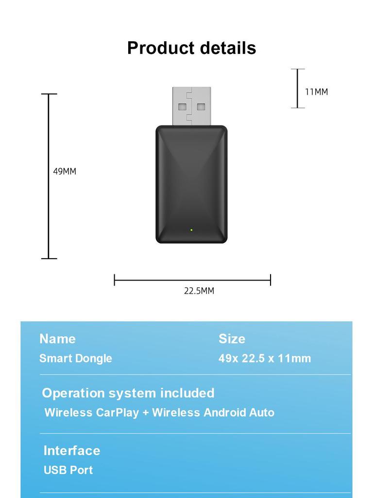 Cross-Border CarPlay: Apple & Android Wired-to-Wireless Intelligent Navigation Box