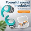 1-6pair Silicone Noise Cancelling Earplugs Noise Filter Sleep Swimming Waterproof Three Layer Mute Earplugs