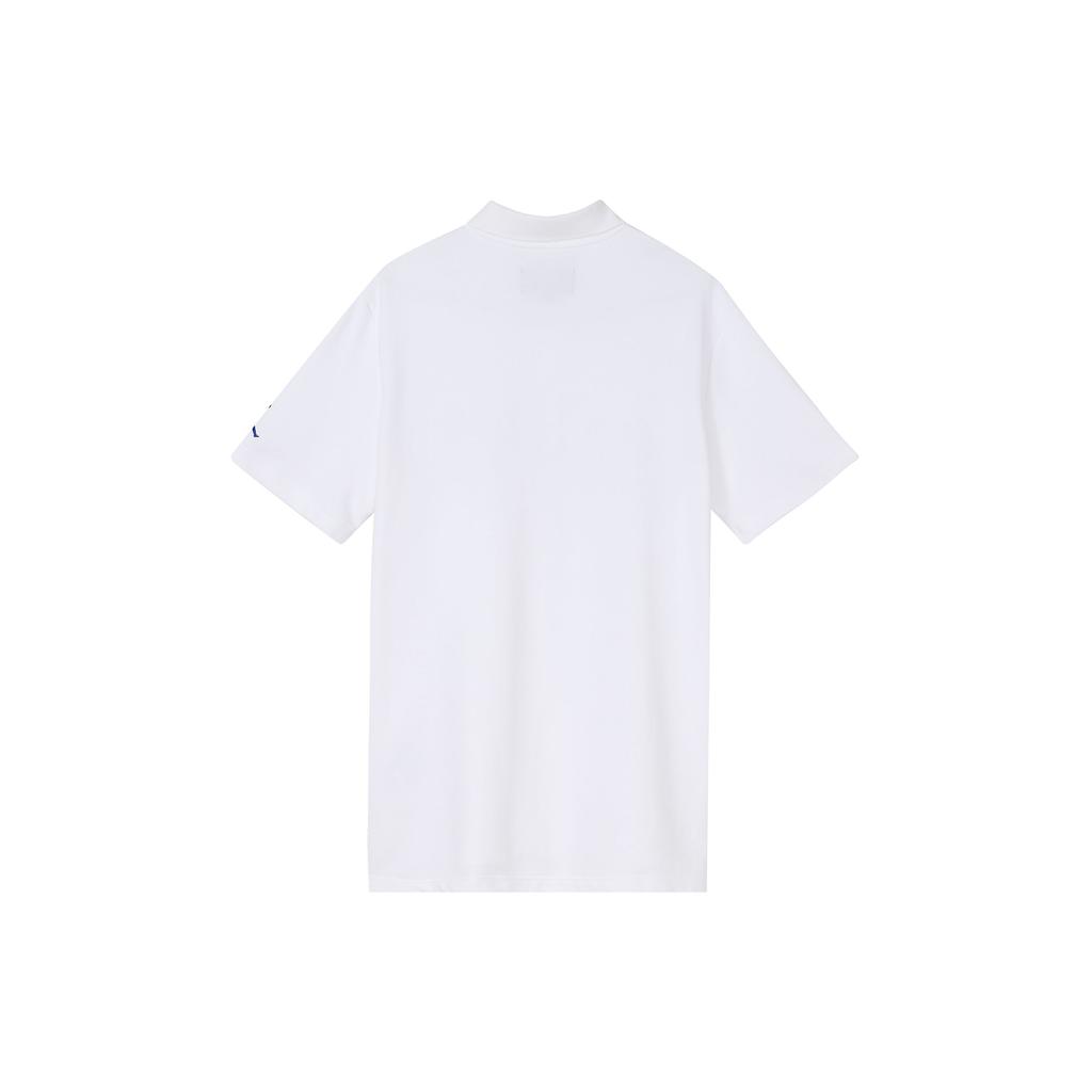 Jordan Solid Color Polo With Logo Embroidery Short Sleeve T-Shirt Men Tops White DX6299-100