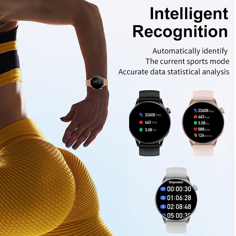 Ceas Smart Hd1 Amoled Femei Apel Bluetooth Nfc Smartwatch Bărbați Încărcare Wireless Tensiune Arterială Ceas Sport Pentru Android Ios