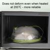 Microwave Splatter Cover with Water Steamer And Handle Tall Dome Food Cover Keeps Food Moist Saves Time And Energy Easy Clean Splash Guard for