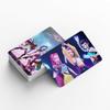 92PCS Anime KPop Demon Hunters Photo Card Mini Stickers Cartoon Girls Boys Group HD LOMO Postcard Fans Collection Photos