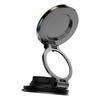 Magnetic Wireless Phone Holder, 15W Fast Charging with Suction Cup and Ambient Light, Multi Angle Adjustable Mount for
