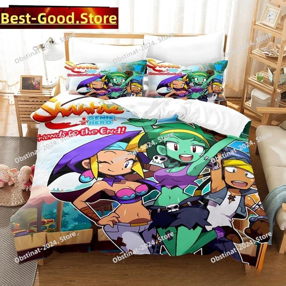 New Shantae Half-Genie Hero Bedding Set Duvet Cover Full Queen King Size Pillowcase Bed Printed Aldult Kid Bedroom Single Twin