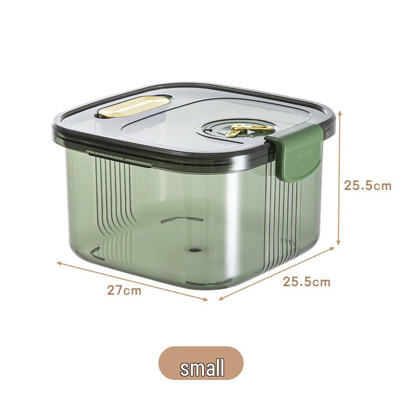 Large Capacity Rotating Rice Storage Container - Moisture & Insect Proof