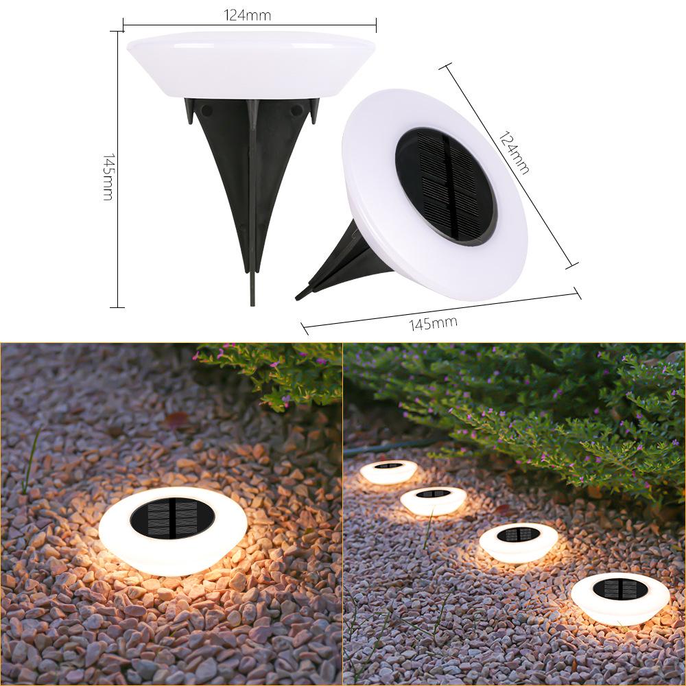 Solar Waterproof Ground Lamp for Garden, Courtyard, Villa, and Landscape Decoration.