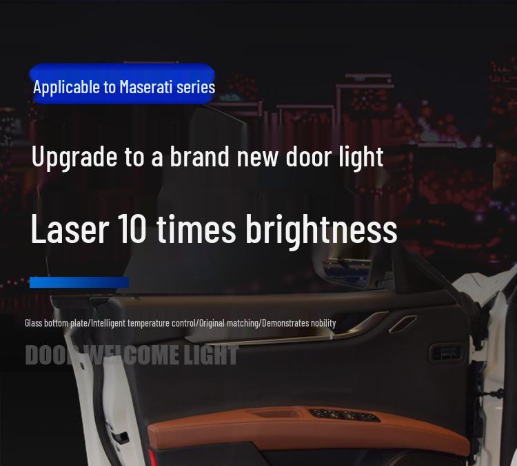 Maserati Levante & Ghibli Door Welcome Projector Light