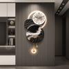 Modern Living Room LED Wall Clock Luxury Design Silent Number Clock Nordic Wall Watch Korean Creative Mural Lamp Room Decor