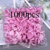 1000Pcs Disposable Eyelash Glue Fan Cup Rings Holder Container Tattoo Pigment Eyelash Extension Tools Lash Supplies  Wholesale