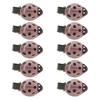 10Pcs Women Hair Clips Anti-slip Teeth Ladybug Decor Hairpins Bangs Buns Braids Multi-Purpose Styling Hair Pins