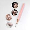 5Pcs Nail Art Brushes,Super Fine Thin Liner Nail Brush Set for Nail Gel Polish Painting Designs Gifts for Women Girls