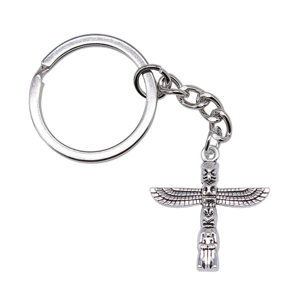 Angel Keychain Wings Charm For Students Protection Key Ring 28mm