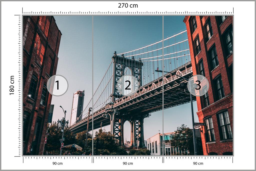 Photomural Bridge Structural Vinyl 270x180
