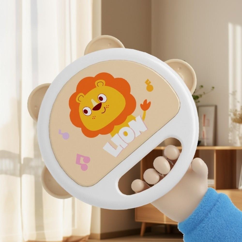 Handheld Percussion Instrument Kids Tambourine Toy Delicate Tambourine Instrument Children Learn