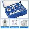 200g Set Steel Chrome Plated 10mg 100g Student Set Weight 17 Piece Set