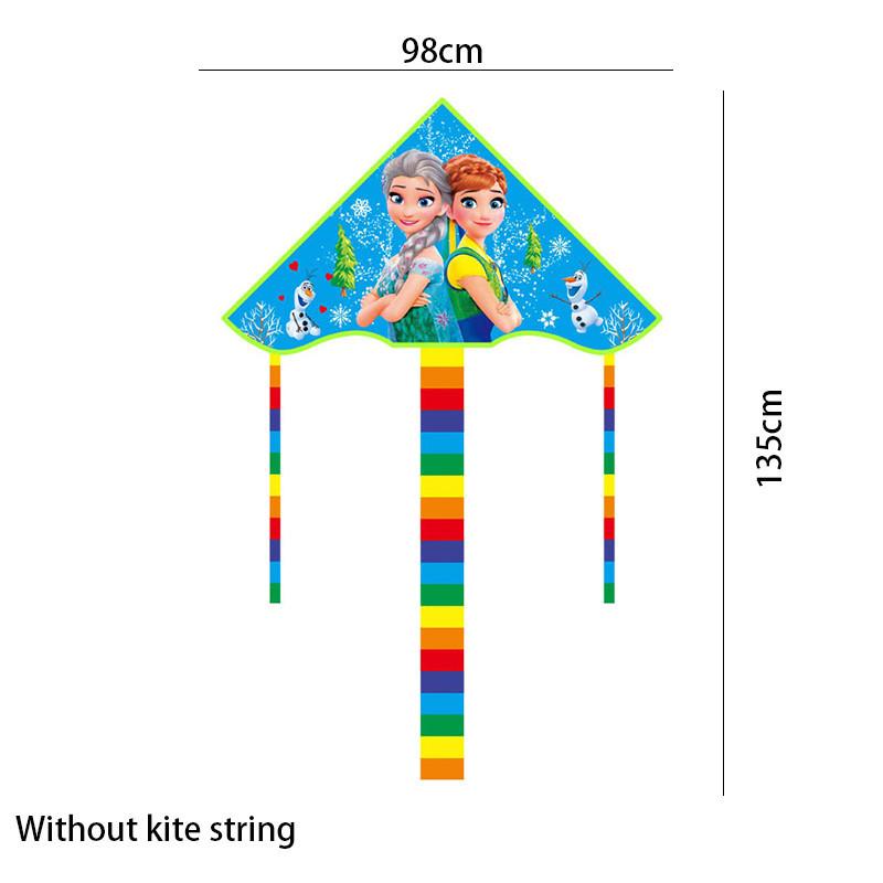 New Children's Kite Grid Cloth Wind Triangle Kite