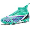 Foreign Trade Large Size High Top Football Shoes Boys and Girls Long Nails Broken Nails Competition Training Sports Shoes