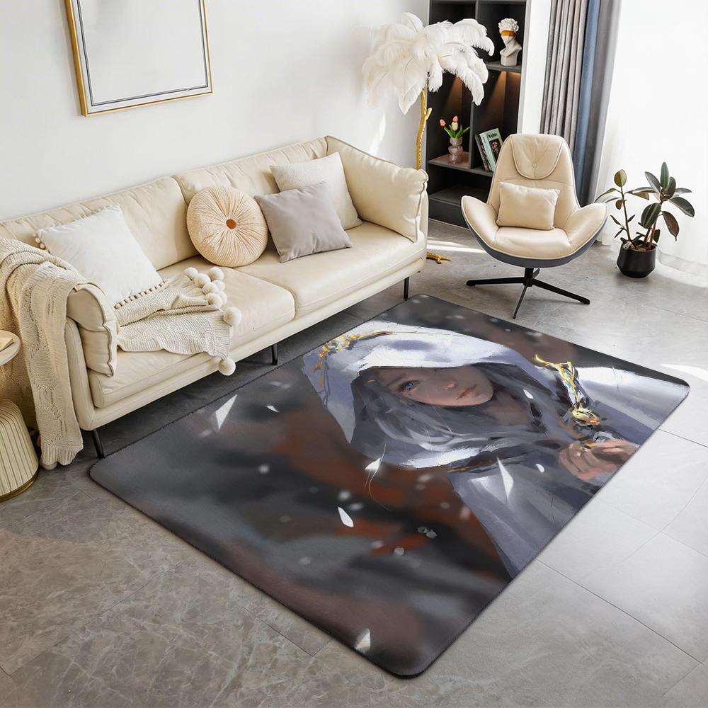 Anime G Ghost Blade Floor Mat Eco  Flannel Doormat Non Slip Odorless Indoor Floor Rug Soft Short Plush Home Mat