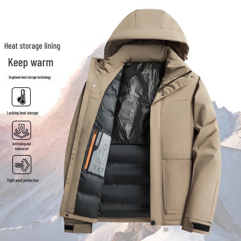 PLAYBOY Men's Hooded Winter Cotton Jacket
