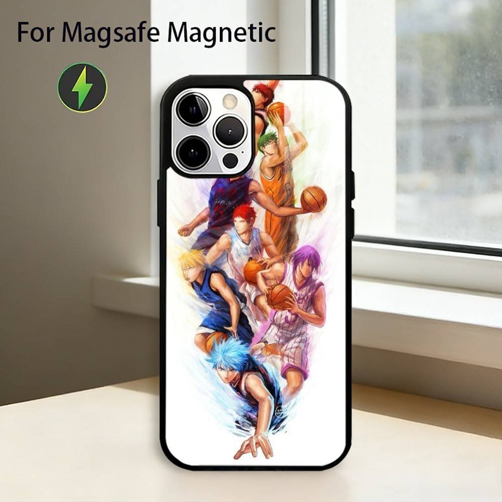 Kuroko's Basketball Phone Case For iPhone17,16,15,14,13,12,11 Plus,Pro Magnetic with Magsafe Wireless Charging