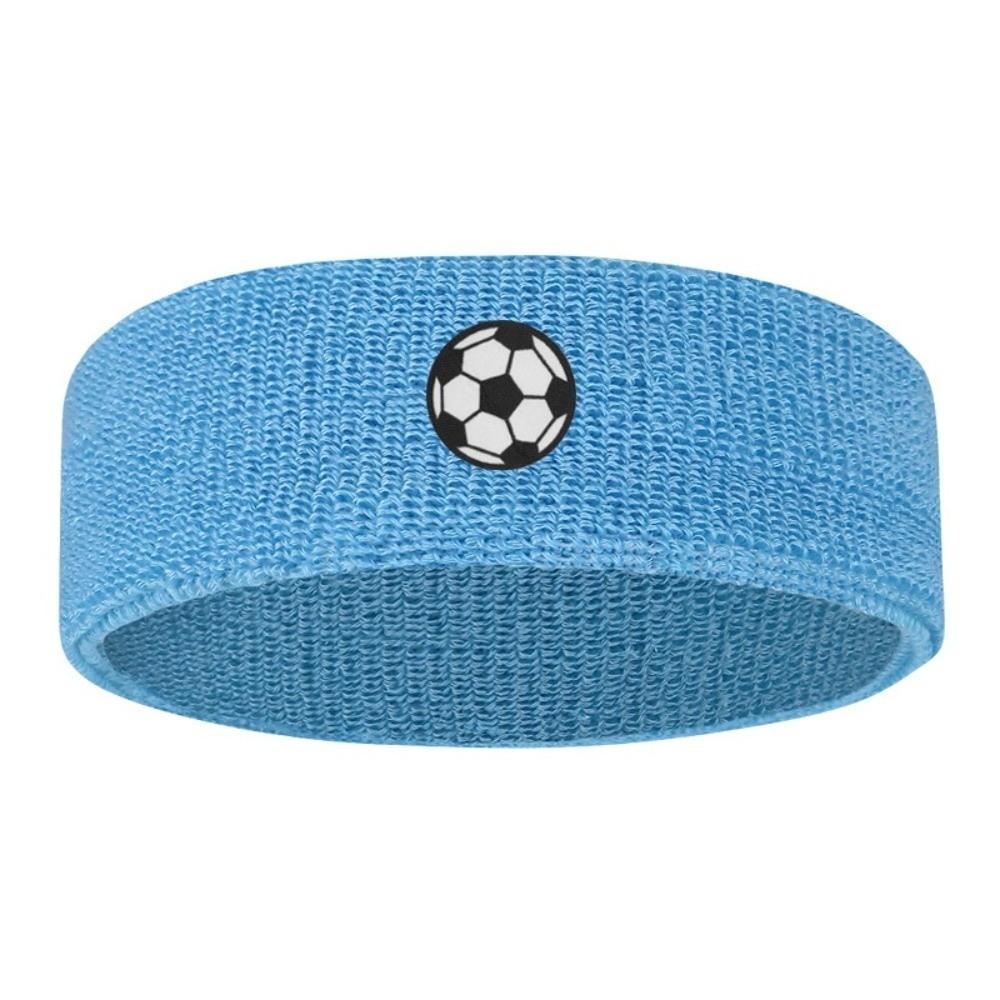 Soccer Printed High Elasticity Sweatband Polyester Polyester Knit Headband  Running