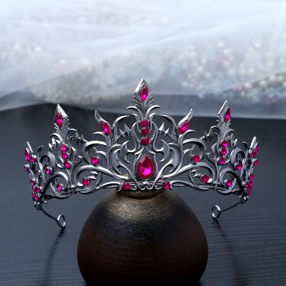 

1pc Gothic Gemstones Hair Crown Intricate Medieval Fantasy Design Perfect Cosplay Renaissance Enchanting Special Occasions