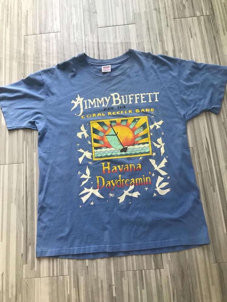 Vintage Jimmy Buffett Tour TShirt – Havanna 9798 Concert Tee – Rare PA3569 Unisex T-Shirt S