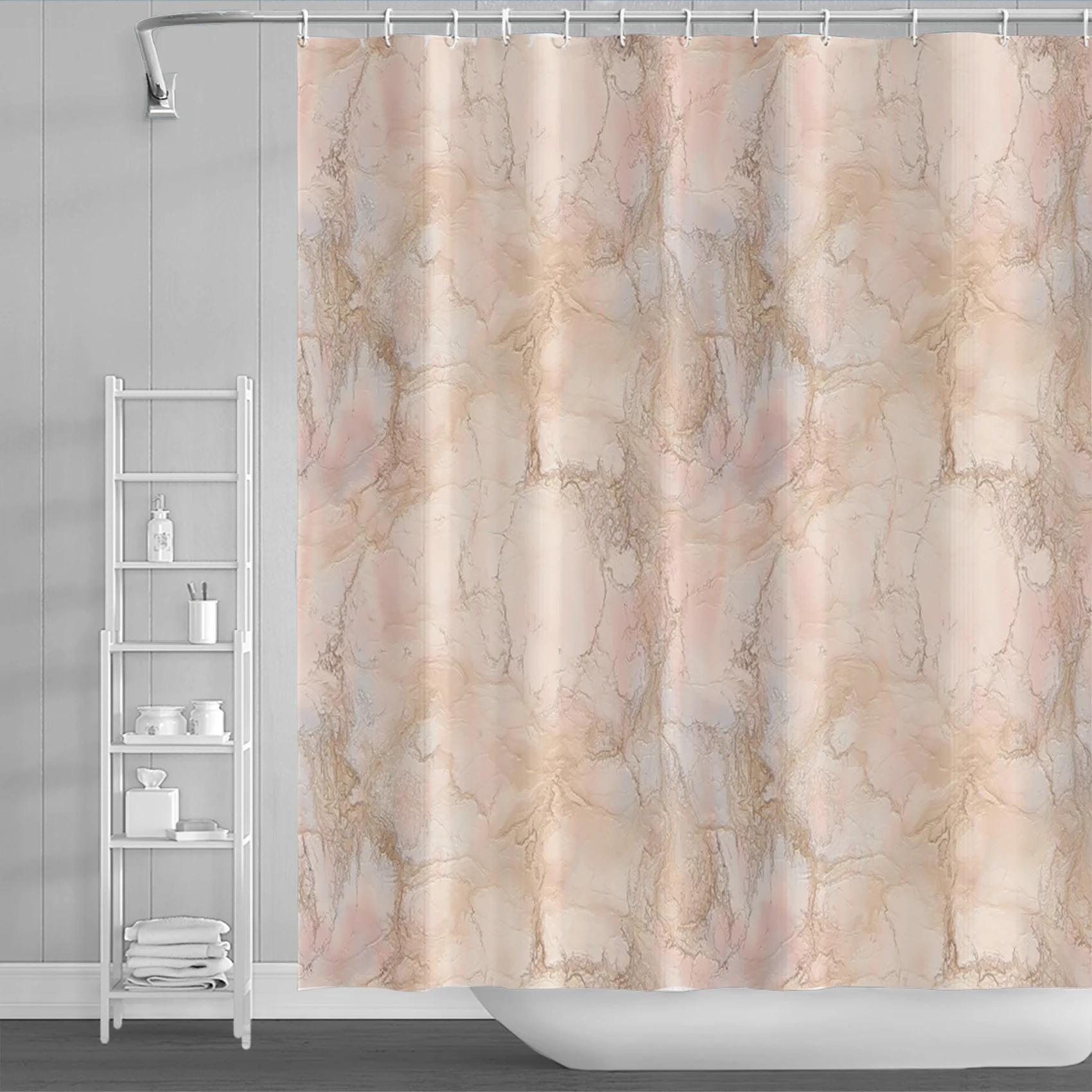 

Marble Bathroom Curtain Abstract Modern Luxury Shower Curtain Waterproof Fabric Shower Curtain Bath Curtains With Hooks180x200 W120xH180cm
