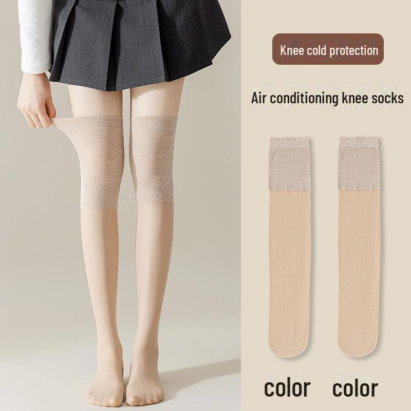 

Женские тонкие летние гольфы с противоскользящим покрытием и кондиционером One Size