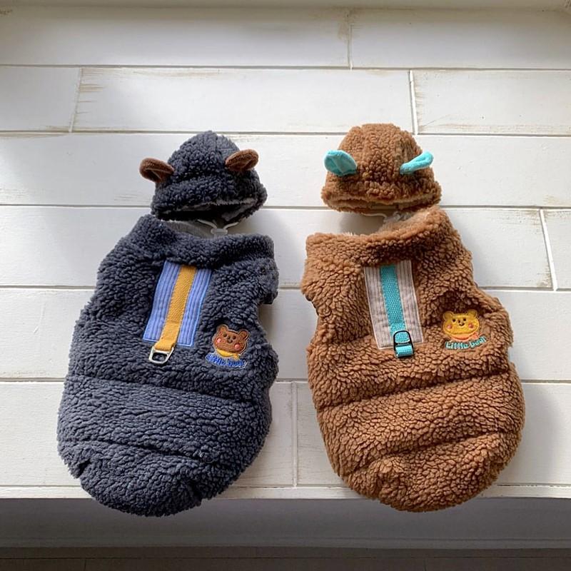 Pet Autumn and Winter Clothes Dog Cotton Clothes Teddy Clothes Bichon Pomeranian VIP Yorkshire Terrier Winter Cat Small Dog