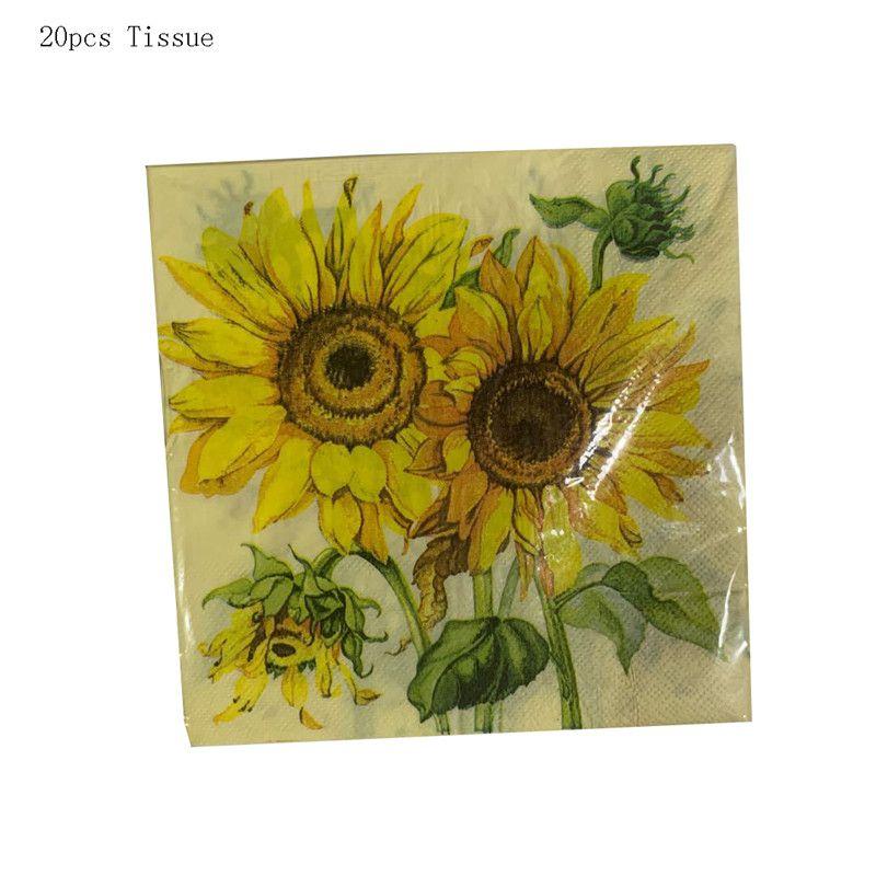 Delightful Sunflowers Theme Party Decoration Kit For Joyful Baby Showers And Birthday Parties