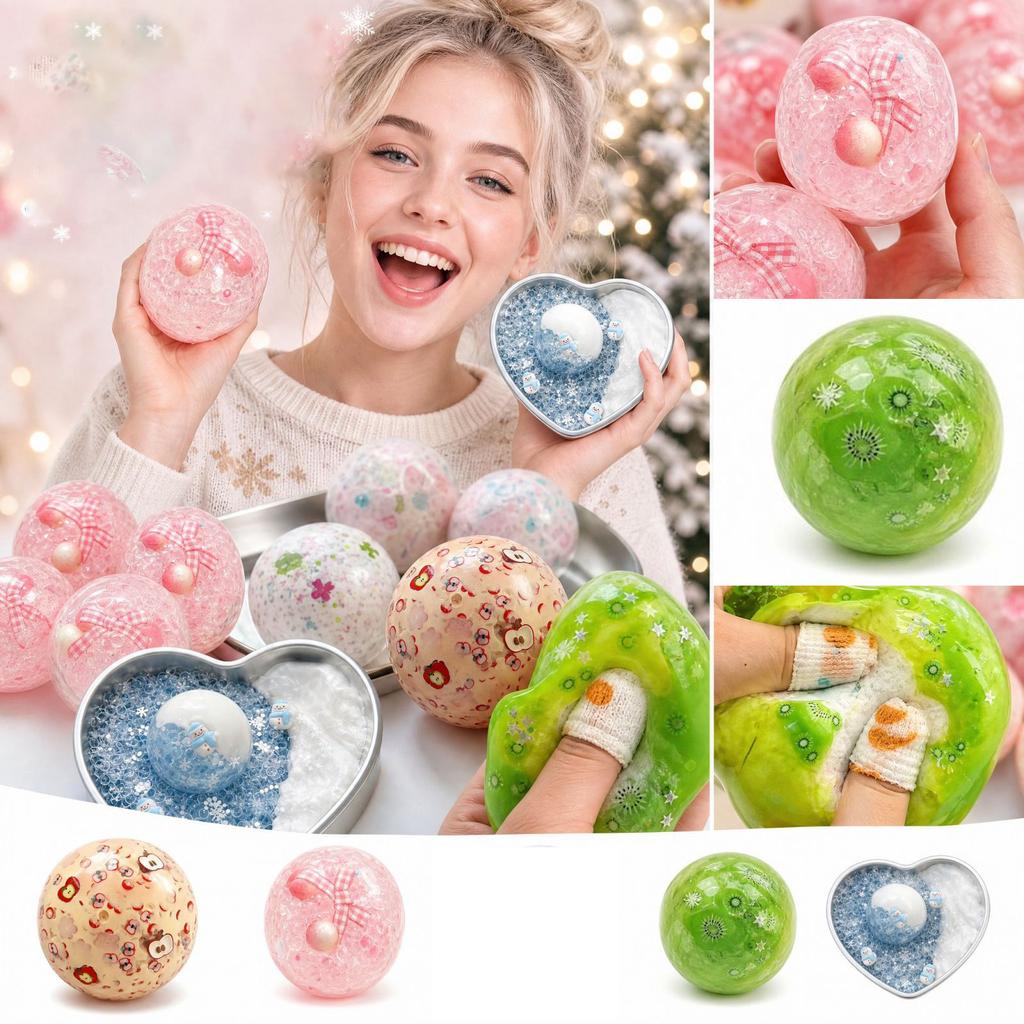Cute Christmas Stress Toy - Sensory Toy for Kids and Adults