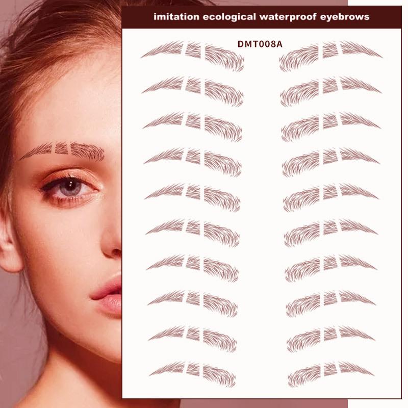 Eyebrow Sticker 6D Simulated Eyebrow Sticker Ecological Bionic Eyebrow Lazy Eyebrow Sticker Template Eyebrow Sticker Eyebrow Tattoo Sticker