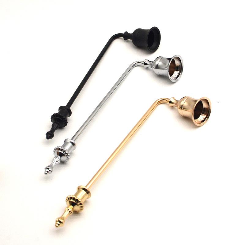Candle Damper Candle Stainless Tool Long Handle Bell Extinguisher Accessory Wicks Out Steel Extinguish Putting Accessories