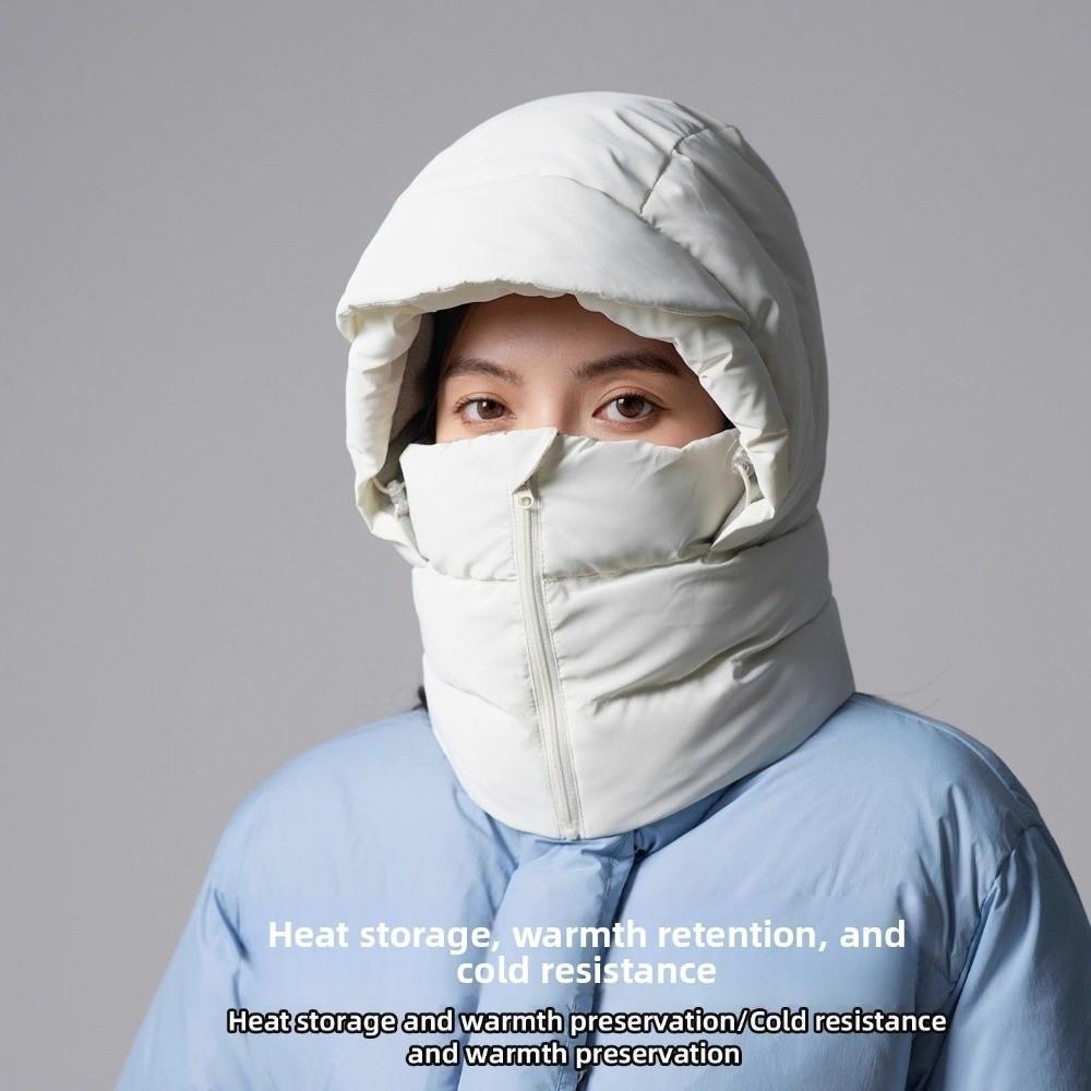 Cold Resistant Warm Scarf Face Mask Keep Warm Lei Feng Hat 3-in-1 Winter Cycling Hat Skiing